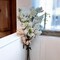 30.5" Faux Peach Blossom Bundle – 10 Artificial Stems for Vases, Floral Centerpieces & Wedding Decor-ZBB685-WH/PE
